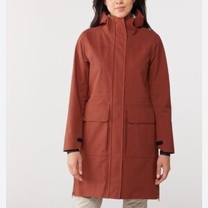 Alder Rain or Shine Waterproof Coat Clay  Gorpcore Spring Rain Jacket